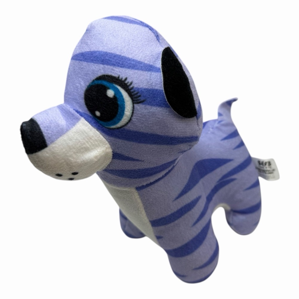 Purple & Lavender Dog Plush Soft Stuffed Animal Toy S&B Candy & Toy‎ 8"